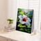 Floral Paint-by-Numbers Kit for Adults (8x12") – DIY Canvas Painting with Frame & Easel, Adult Art Kit for Gifts & Home Wall Decor